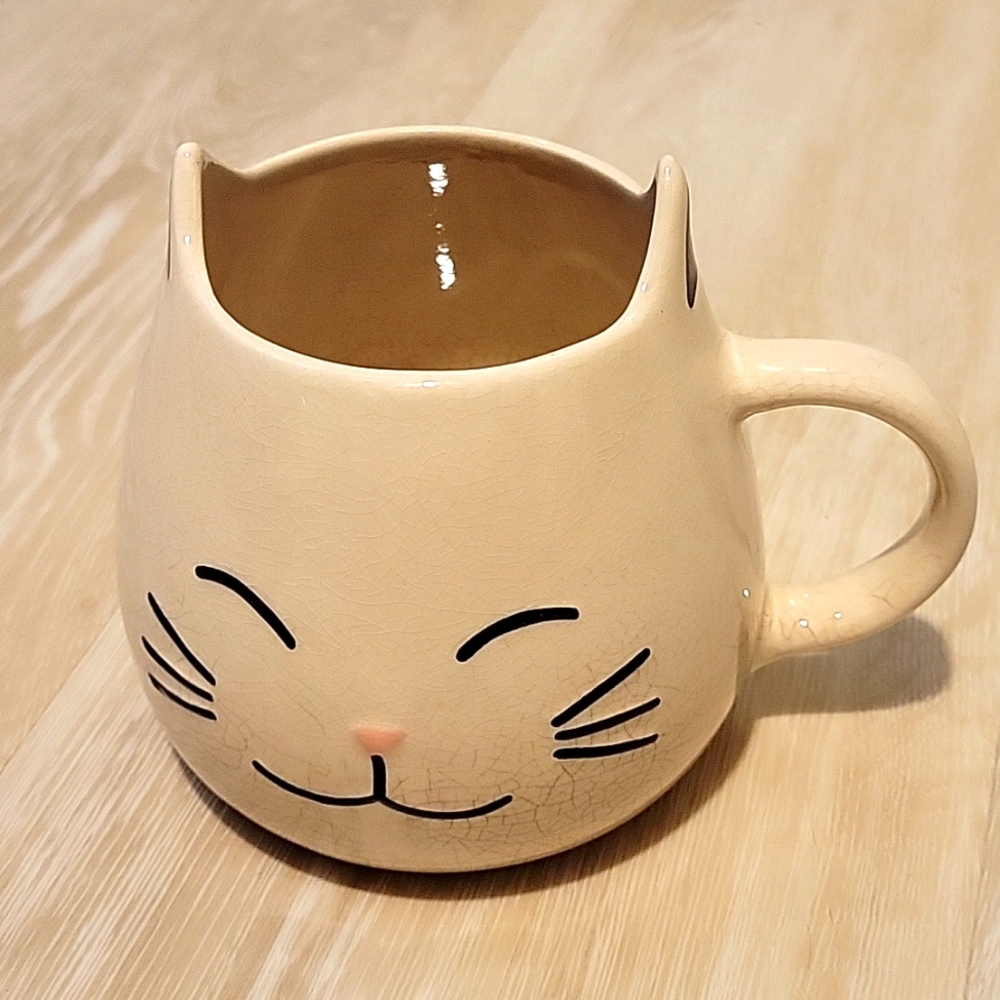 Giant cat mug